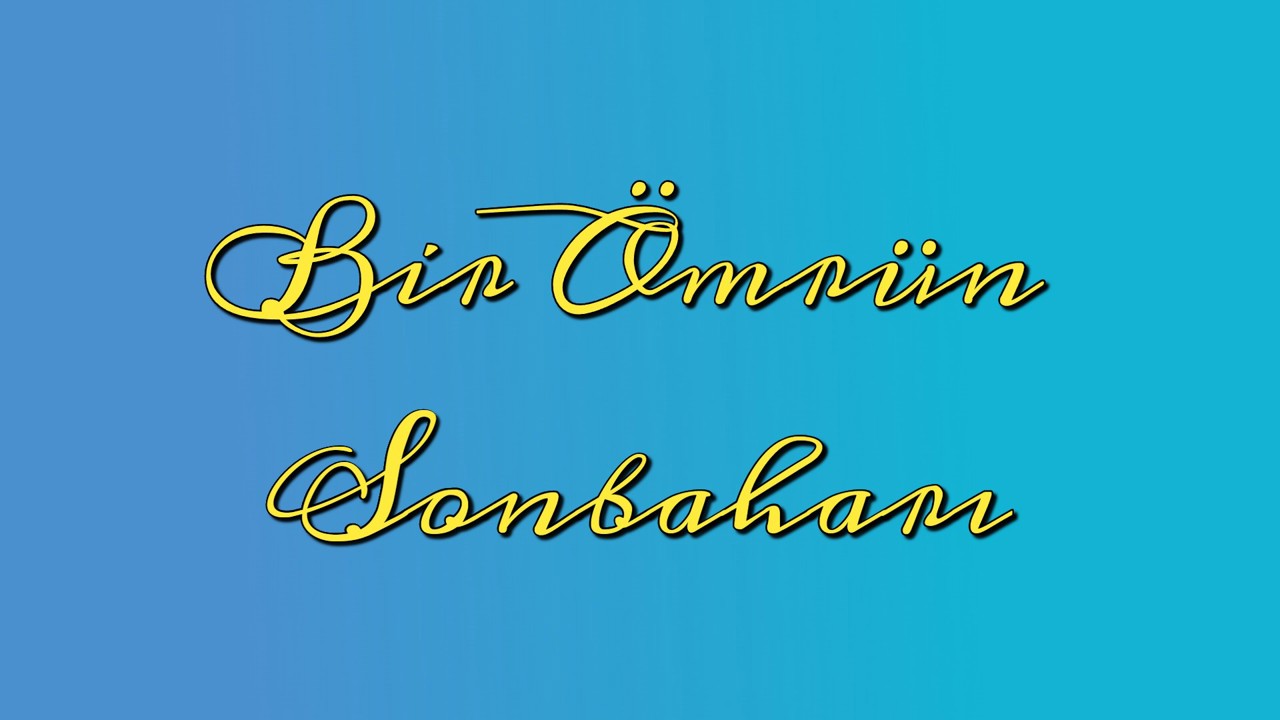 Bir Ömrün Sonbaharı kapak görseli