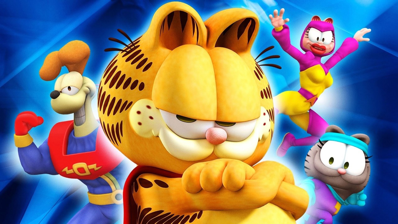 Garfield 3 Boyutlu Süper Kahraman kapak görseli