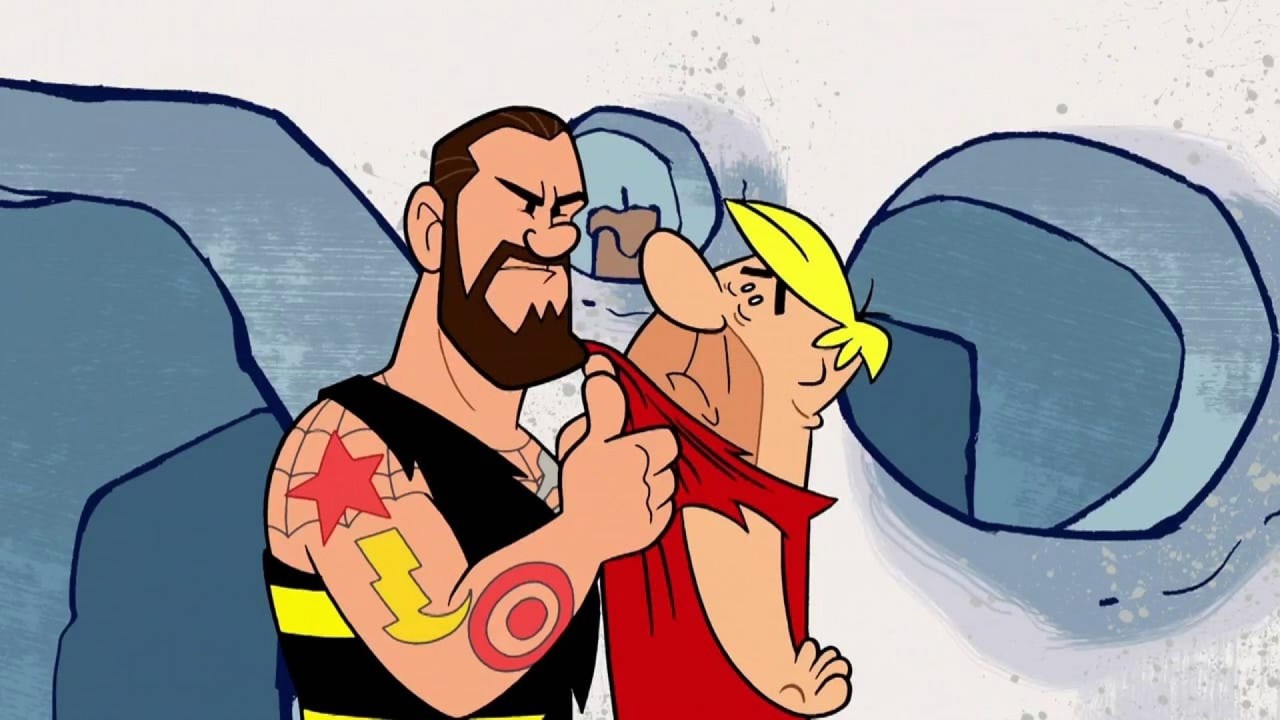 Çakmaktaşlar ve WWE: Taş Devri Güreşi! kapak görseli