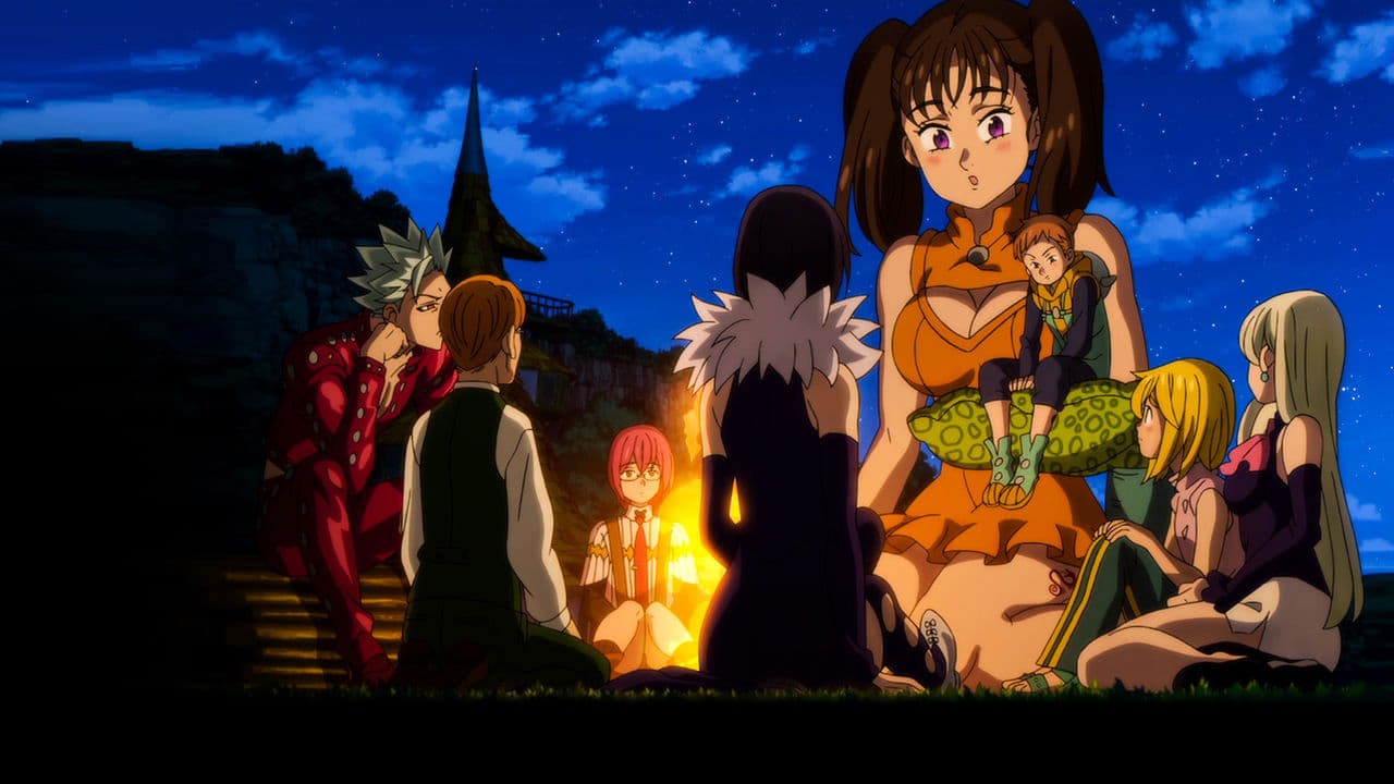 Nanatsu no Taizai Movie: Tenkuu no Torawarebito kapak görseli