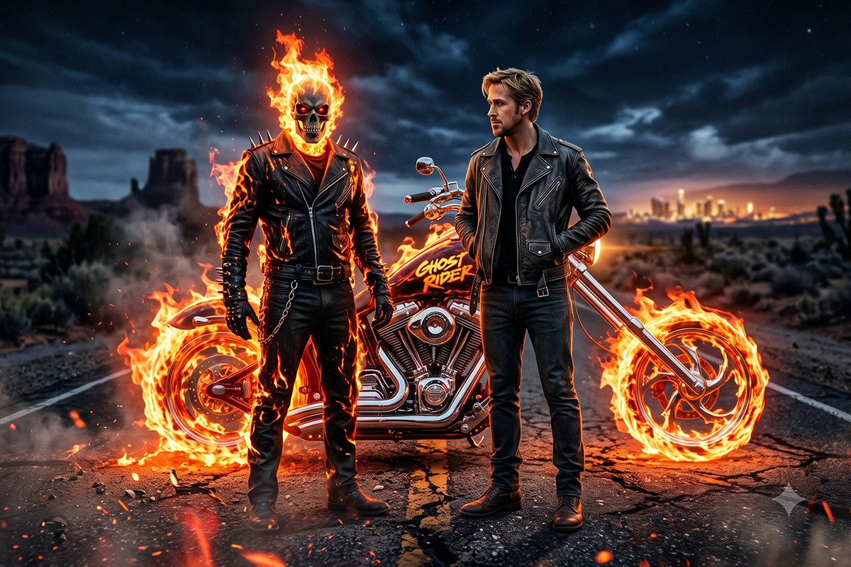 Ryan Gosling Marvel Evrenine Katılıyor: Yeni "Ghost Rider" İçin Resmi İmzalar Atıldı.