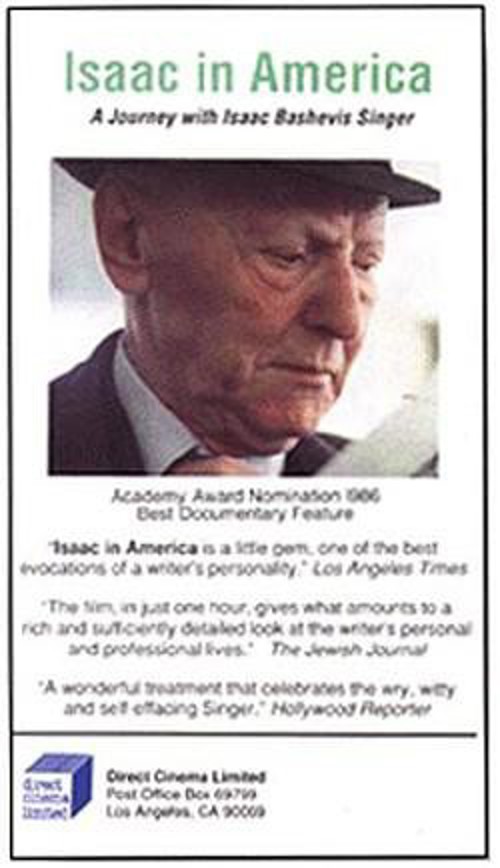 Isaac in America: A Journey with Isaac Bashevis Singer kapak görseli