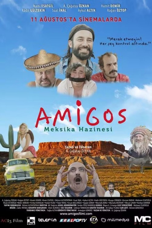 Amigos Meksika Hazinesi kapak görseli