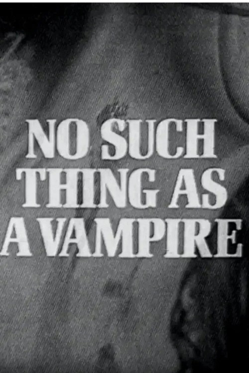 No Such Thing as a Vampire kapak görseli