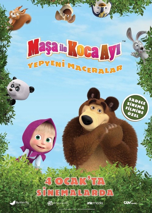 Maşa ile Koca Ayı: Yepyeni Maceralar kapak görseli